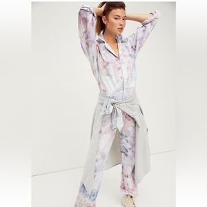 NWT Riverside Tool and Dye Tie Dye Flight Suit in Pastel size small